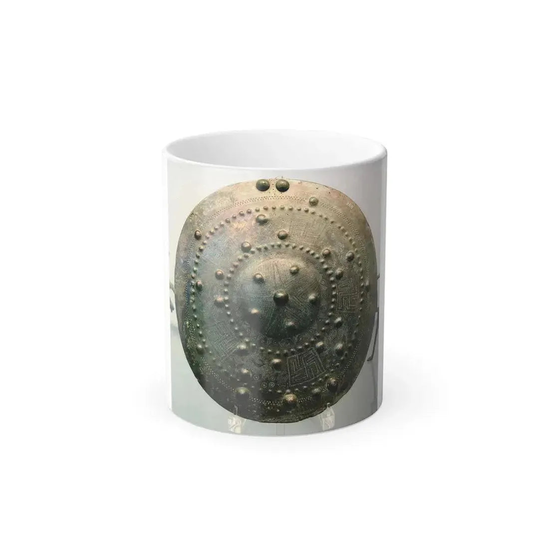 Bronze kardiophylax (pectoral armor) Etruscan or Central Italian ca 675-625 BCE - Color Changing Mug 11oz Default Title 11oz - Go Mug Yourself
