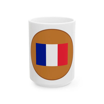 Bronzefrancais vectorial (France) White Coffee Mug 15oz - Go Mug Yourself