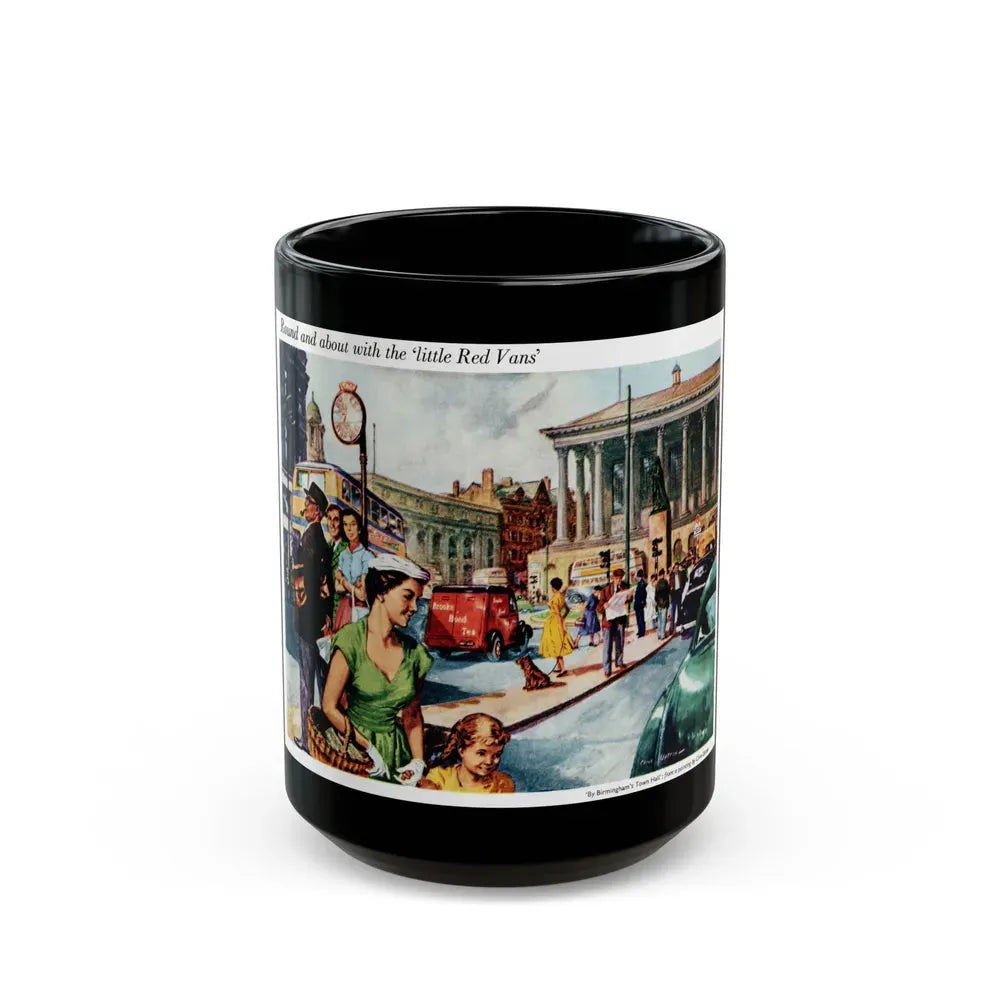 Brooke Bond Tea advertisement, 1955 - Black Coffee Mug 15oz - Go Mug Yourself