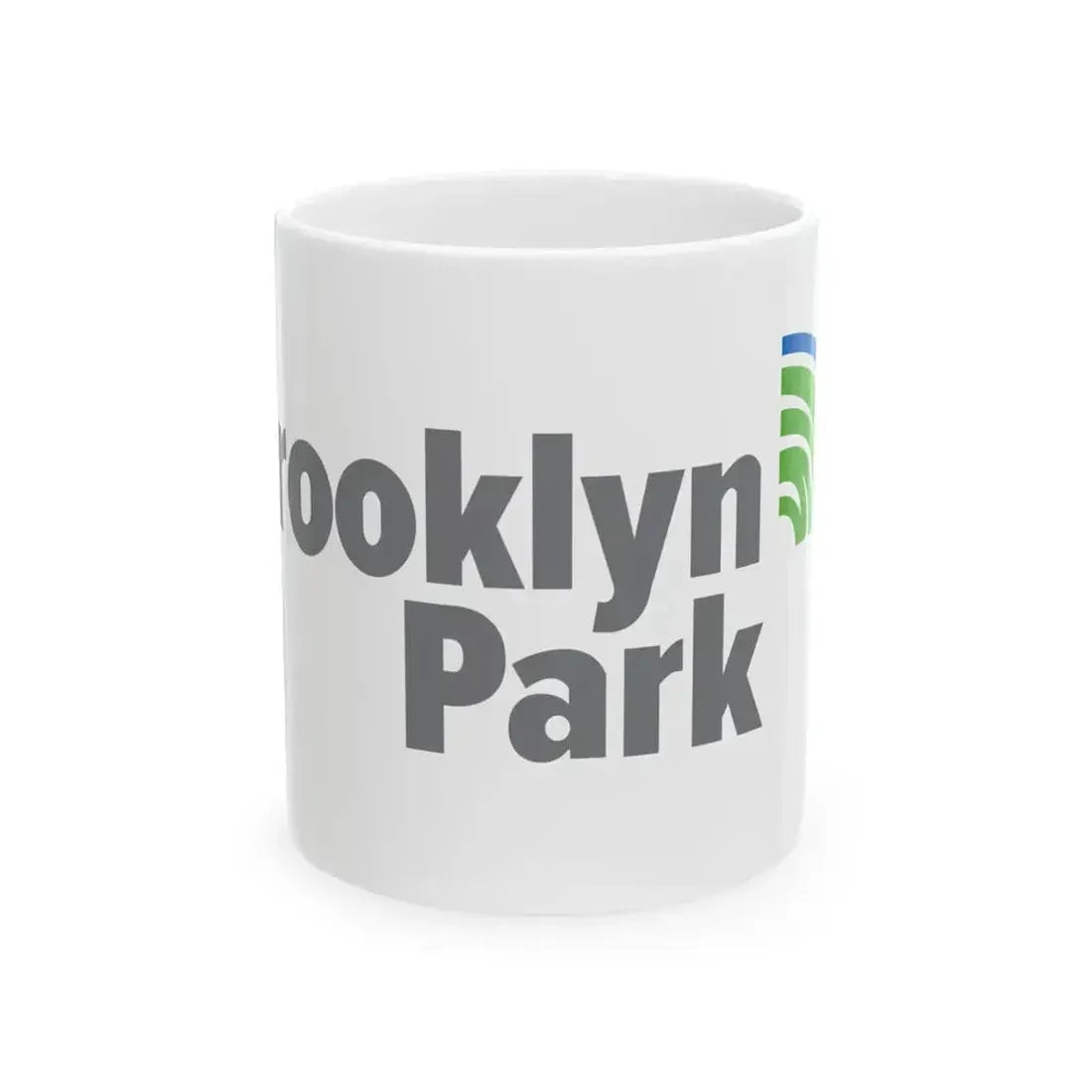 Brooklyn Park New Flag (United States) White Coffee Mug 11oz - Go Mug Yourself