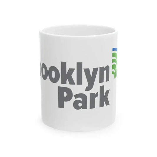 Brooklyn Park New Flag (United States) White Coffee Mug 11oz - Go Mug Yourself