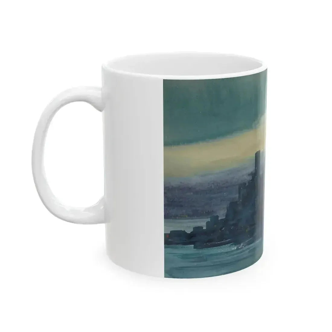 Brooklyn Promenade-Looking West - White Coffee Mug - Go Mug Yourself