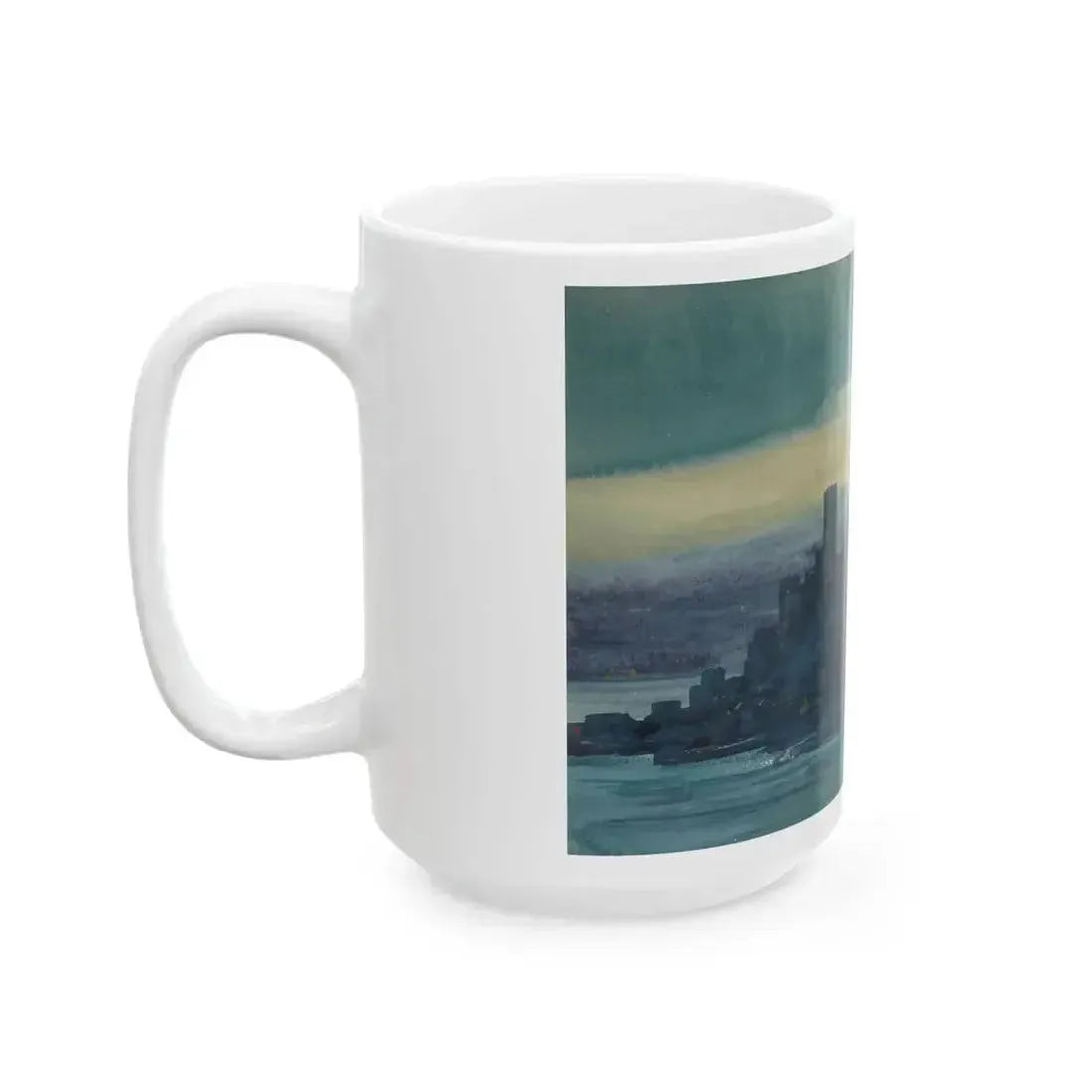 Brooklyn Promenade-Looking West - White Coffee Mug - Go Mug Yourself