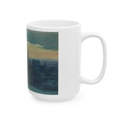 Brooklyn Promenade-Looking West - White Coffee Mug - Go Mug Yourself