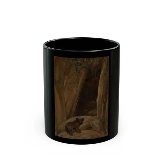 Brother Bear and the Little Lone Cub, chapter 11 story illustration - Black Coffee Mug 11oz - Go Mug Yourself