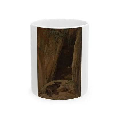Brother Bear and the Little Lone Cub, chapter 11 story illustration - White Coffee Mug 11oz - Go Mug Yourself