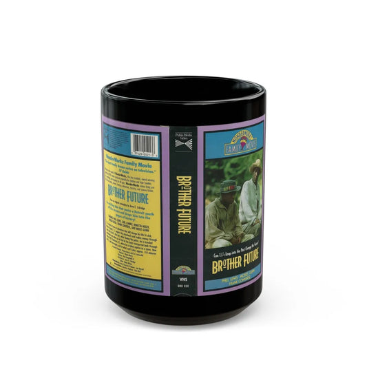 BROTHER FUTURE (VHS COVER) - Black Coffee Mug-15oz-Go Mug Yourself