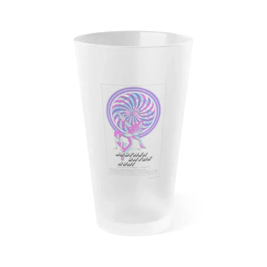 BROTHER ON THE RUN 1973 Movie Poster - Frosted Pint Glass 16oz 16oz Frosted - Go Mug Yourself