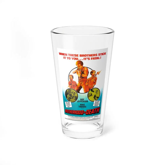 BROTHERHOOD OF DEATH 1976 Movie Poster - Pint Glass 16oz-16oz-Go Mug Yourself