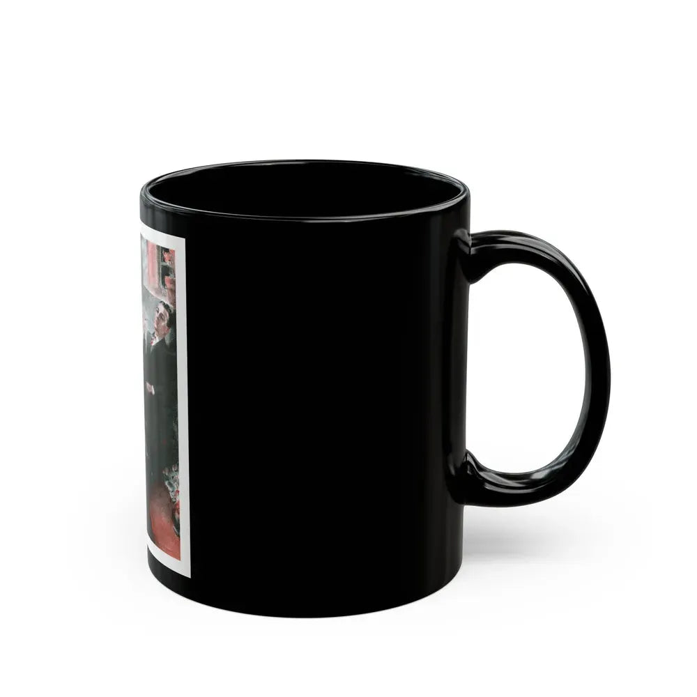 Brown Orchids by Nell Young (1), Good Housekeeping, 1934 - Black Coffee Mug - Go Mug Yourself