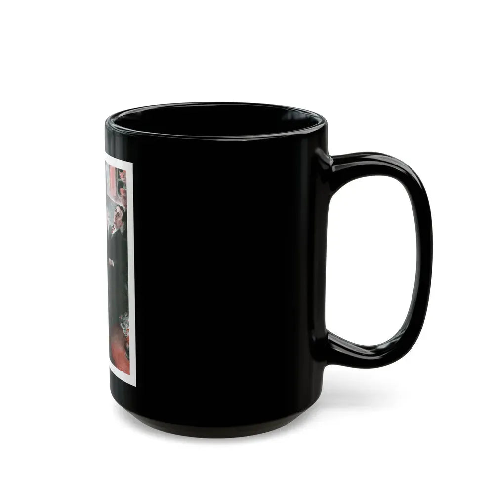 Brown Orchids by Nell Young (1), Good Housekeeping, 1934 - Black Coffee Mug - Go Mug Yourself