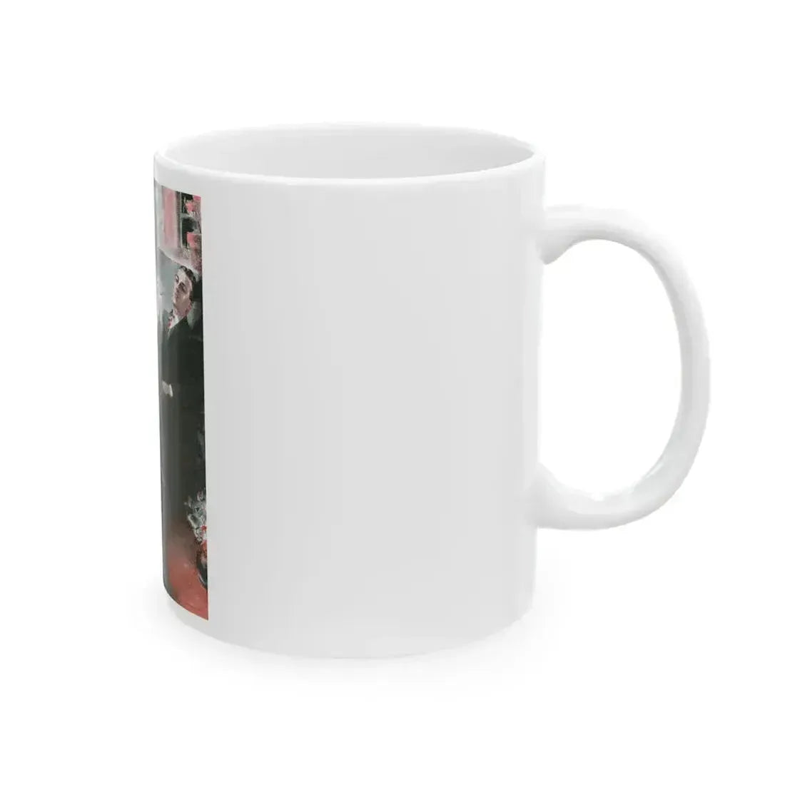 Brown Orchids by Nell Young (1), Good Housekeeping, 1934 - White Coffee Mug - Go Mug Yourself