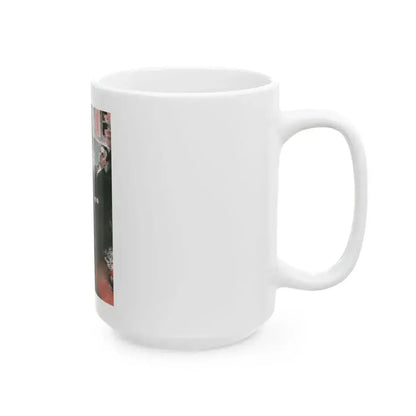 Brown Orchids by Nell Young (1), Good Housekeeping, 1934 - White Coffee Mug - Go Mug Yourself