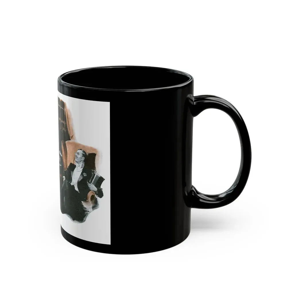 Brown Orchids by Nell Young (2), Good Housekeeping, 1934 - Black Coffee Mug - Go Mug Yourself