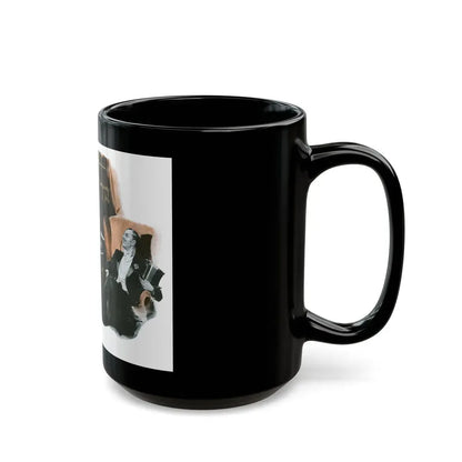 Brown Orchids by Nell Young (2), Good Housekeeping, 1934 - Black Coffee Mug - Go Mug Yourself