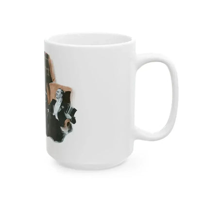 Brown Orchids by Nell Young (2), Good Housekeeping, 1934 - White Coffee Mug - Go Mug Yourself