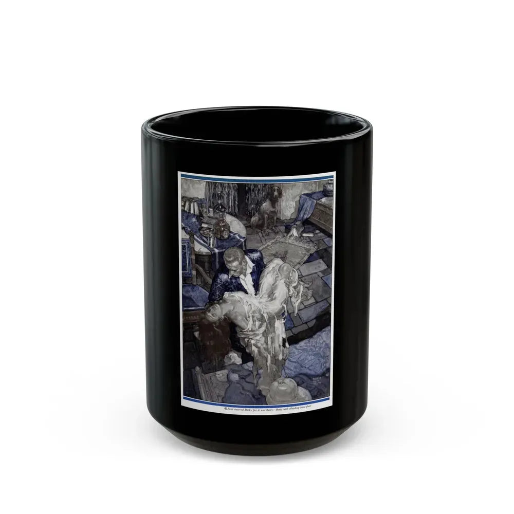 Brown Witch, Cosmopolitan, November 1930 - Black Coffee Mug 15oz - Go Mug Yourself