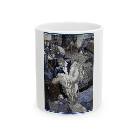Brown Witch, Cosmopolitan, November 1930 - White Coffee Mug 11oz - Go Mug Yourself