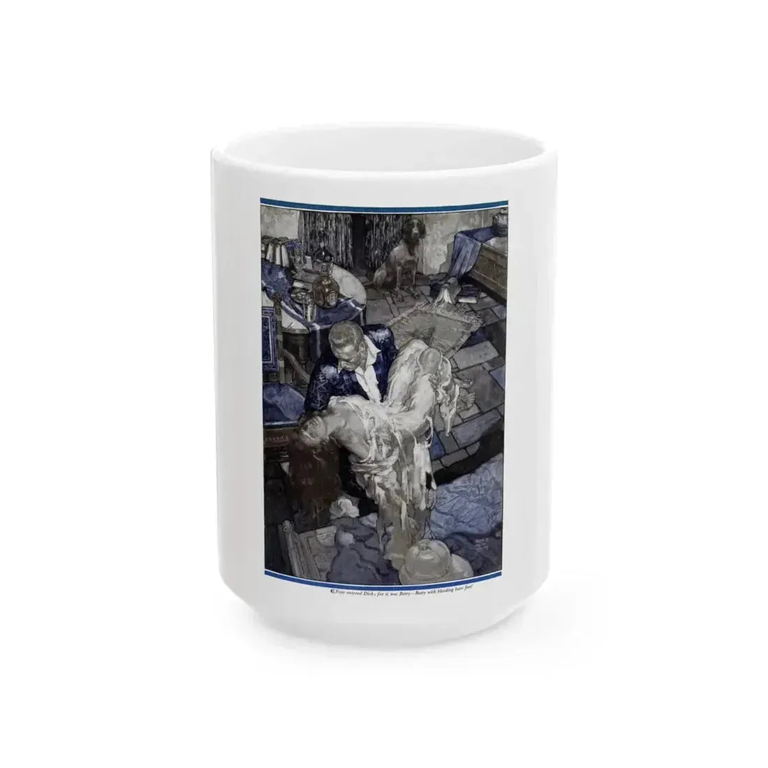 Brown Witch, Cosmopolitan, November 1930 - White Coffee Mug 15oz - Go Mug Yourself