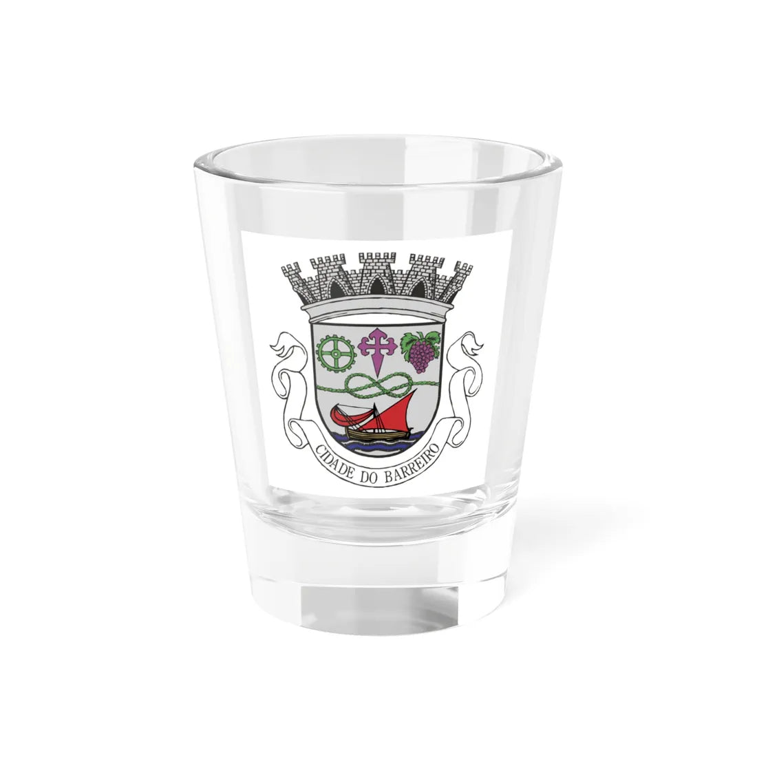 BRR1  (Portugal) (Coat of Arms) Shot Glass 1.5oz 1.5oz - Go Mug Yourself