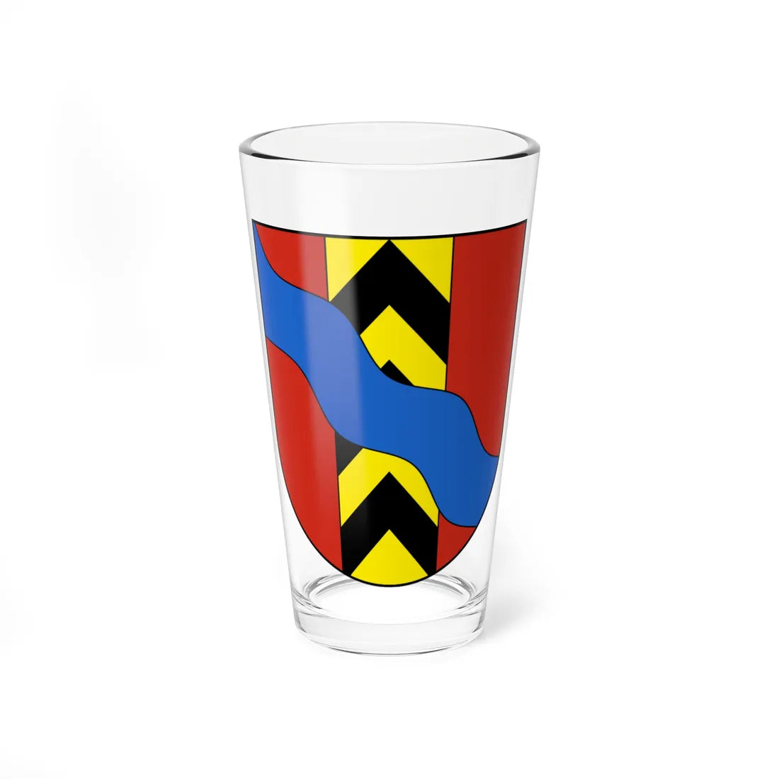 Brüttelen-blazon (Switzerland) (Coat of Arms) Pint Glass 16oz 16oz - Go Mug Yourself