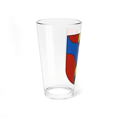 Brüttelen-blazon (Switzerland) (Coat of Arms) Pint Glass 16oz - Go Mug Yourself