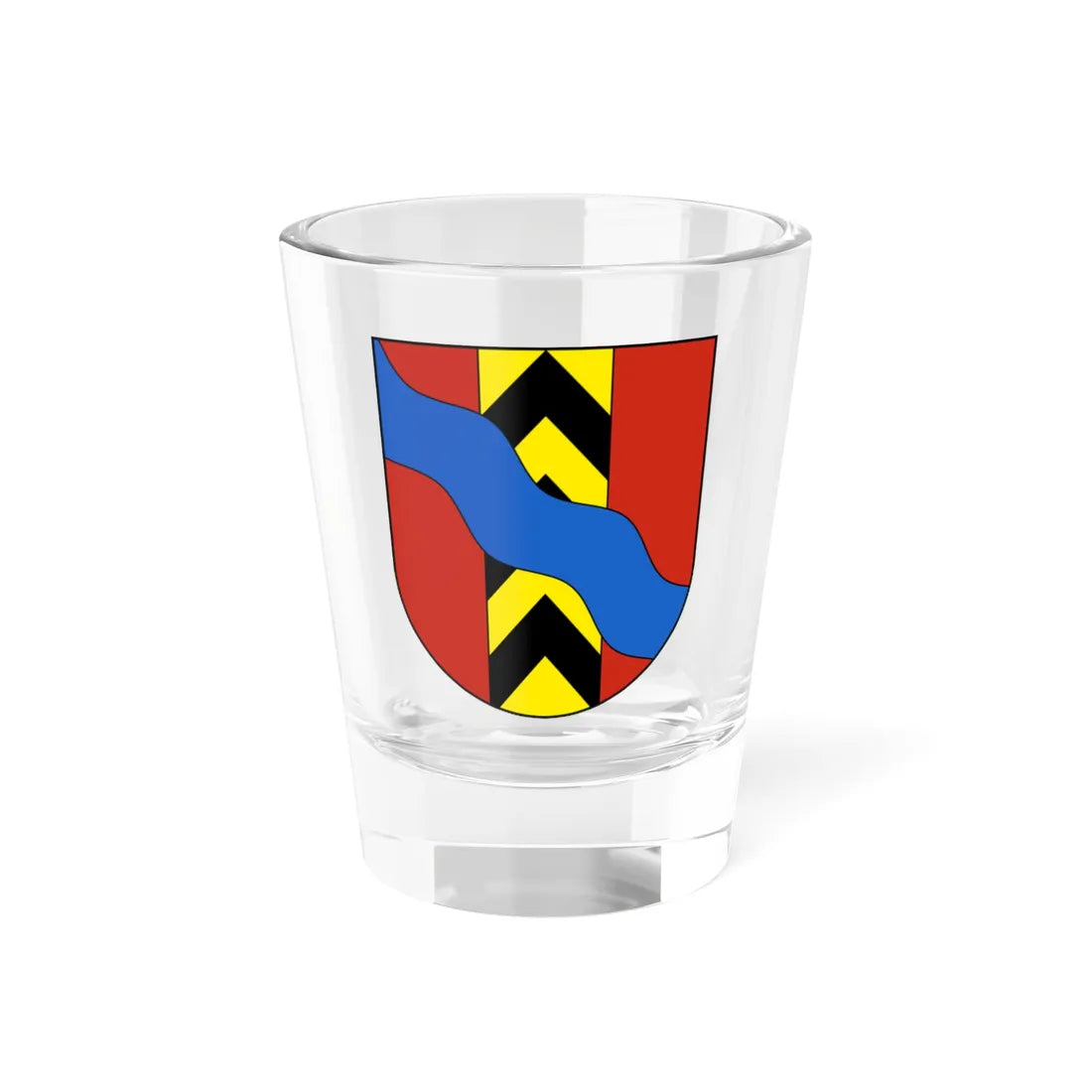 Brüttelen-blazon (Switzerland) (Coat of Arms) Shot Glass 1.5oz 1.5oz - Go Mug Yourself