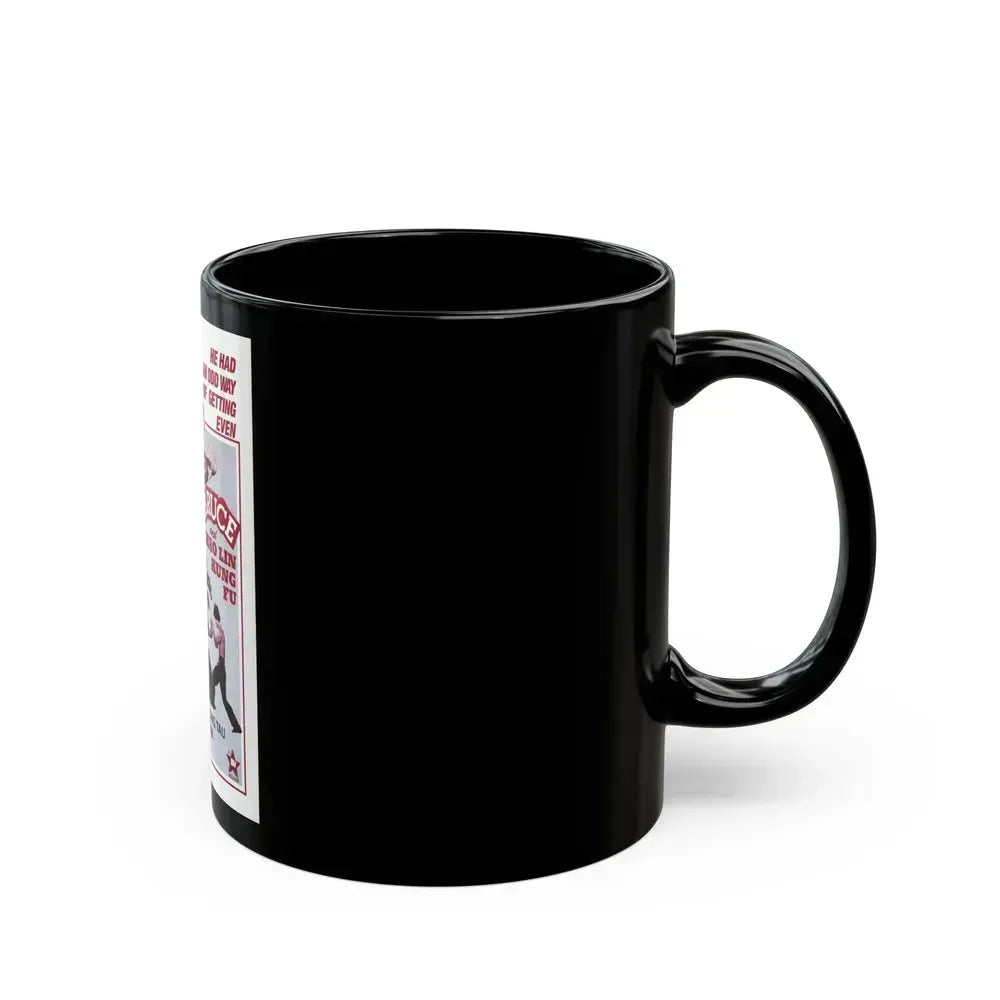 BRUCE AND SHAOLIN KUNG FU 1977 Movie Poster - Black Coffee Mug - Go Mug Yourself
