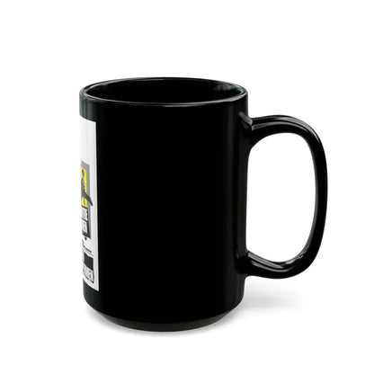 BRUCE LEE AGAINST SUPERMEN (BELGIAN) 1975 Movie Poster - Black Coffee Mug - Go Mug Yourself