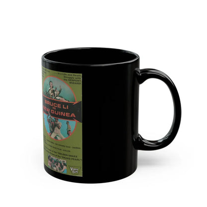 BRUCE LI IN NEW GUINEA (VHS COVER) - Black Coffee Mug-Go Mug Yourself