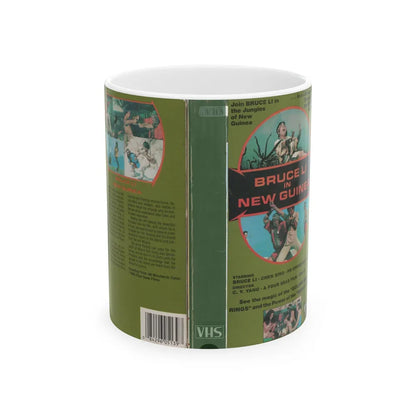 BRUCE LI IN NEW GUINEA (VHS COVER) - White Coffee Mug-11oz-Go Mug Yourself