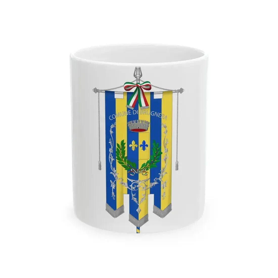 Brugnera-Gonfalone (Italy) White Coffee Mug 11oz - Go Mug Yourself