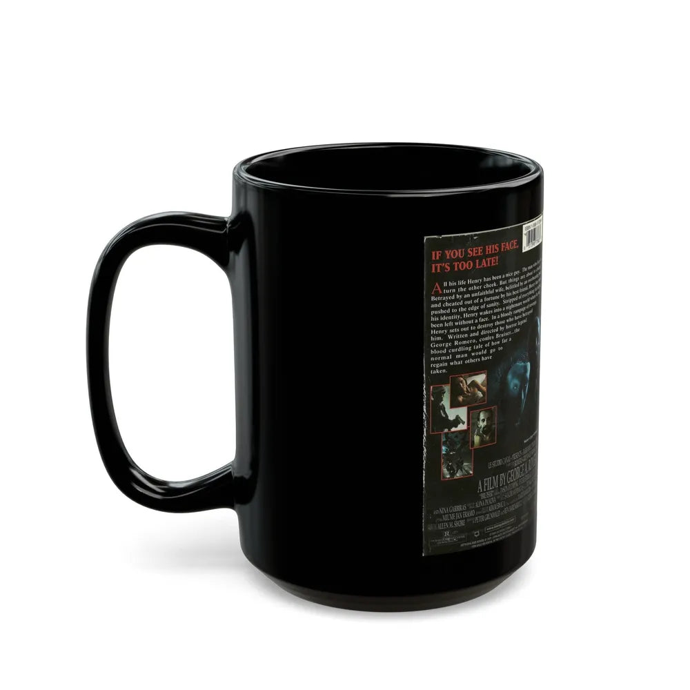 BRUISER GEORGE ROMERO (VHS COVER) - Black Coffee Mug-Go Mug Yourself