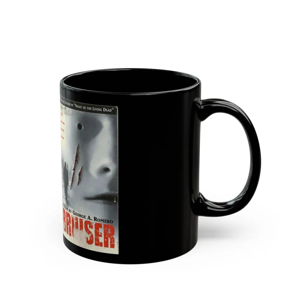 BRUISER GEORGE ROMERO (VHS COVER) - Black Coffee Mug-Go Mug Yourself