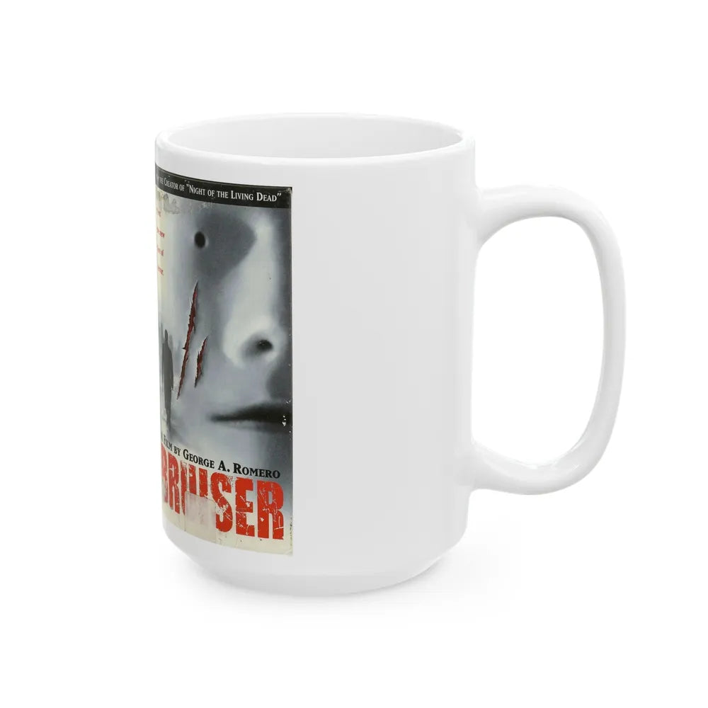 BRUISER GEORGE ROMERO (VHS COVER) - White Coffee Mug-Go Mug Yourself