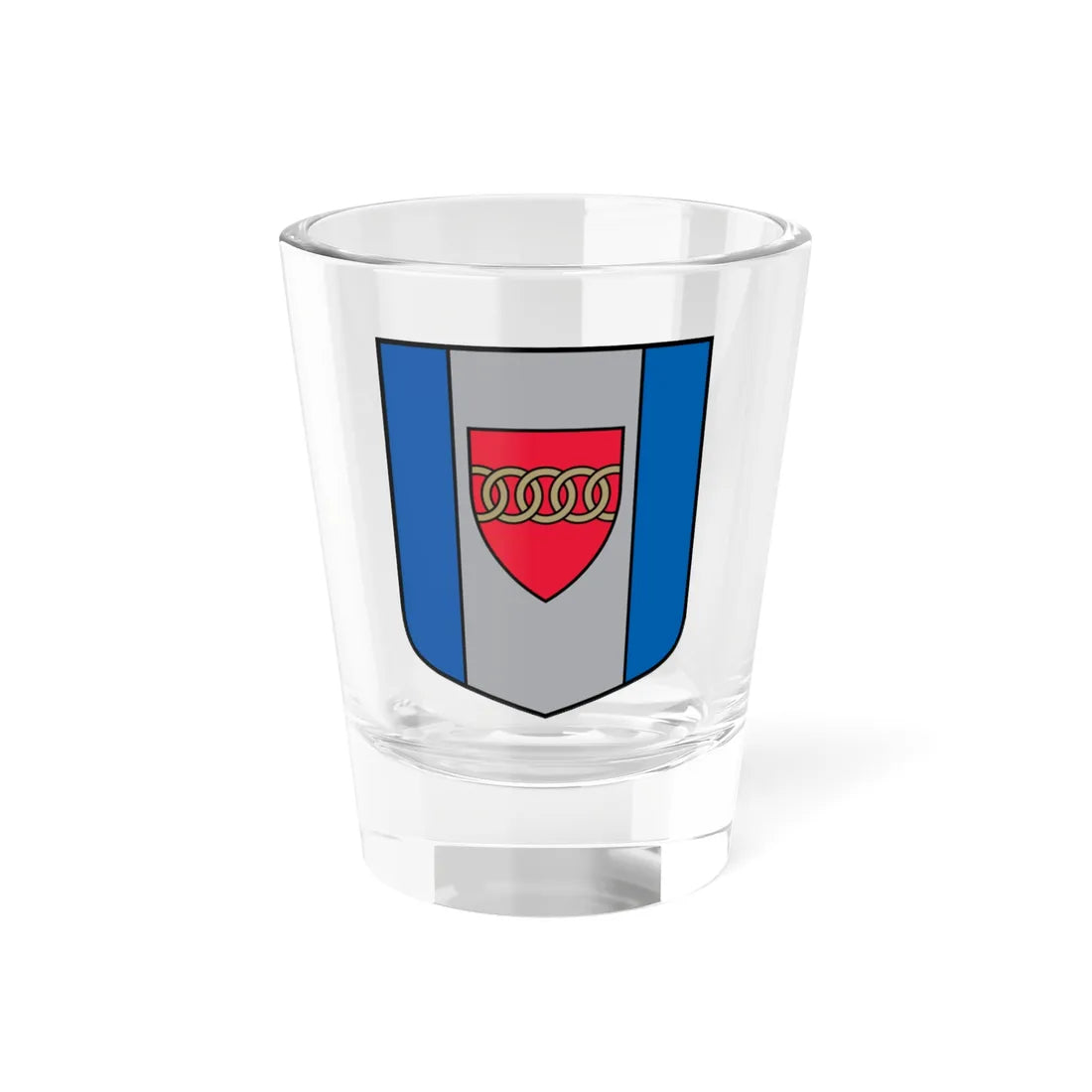Brunavas pagasts COA (Latvia) (Coat of Arms) Shot Glass 1.5oz 1.5oz - Go Mug Yourself