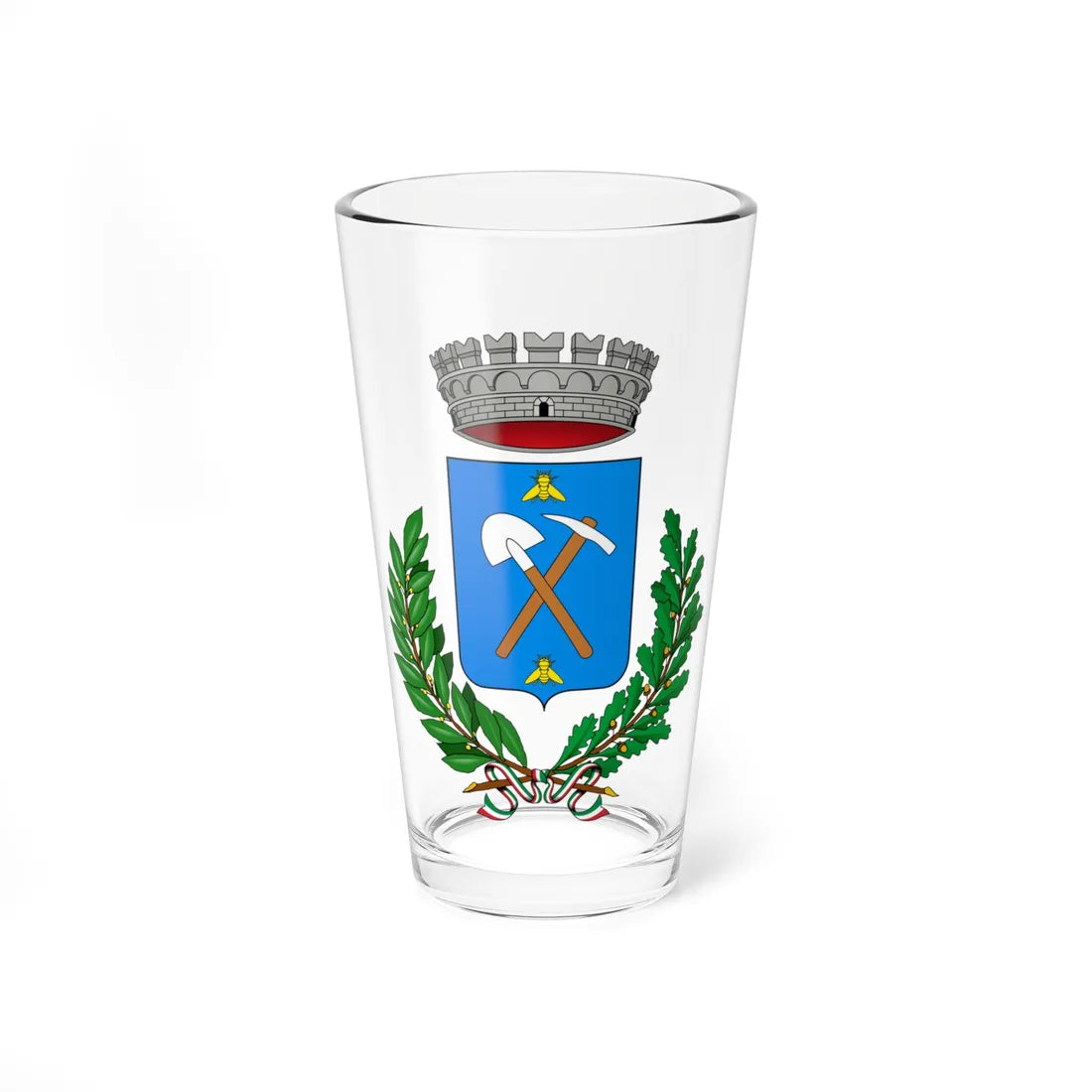 Brusaporto-Stemma (Italy) (Coat of Arms) Pint Glass 16oz 16oz - Go Mug Yourself