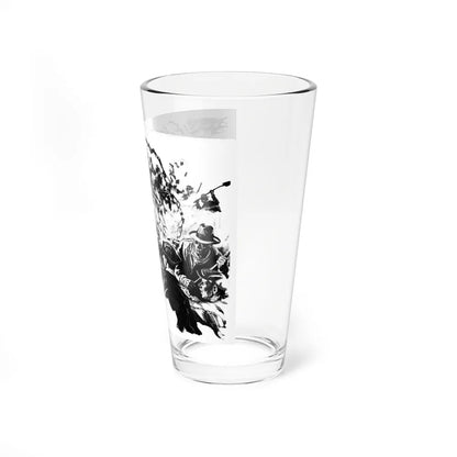 Brush Fire (2), Liberty magazine, December 5, 1936 (Magazine Illustration) Pint Glass 16oz-Go Mug Yourself