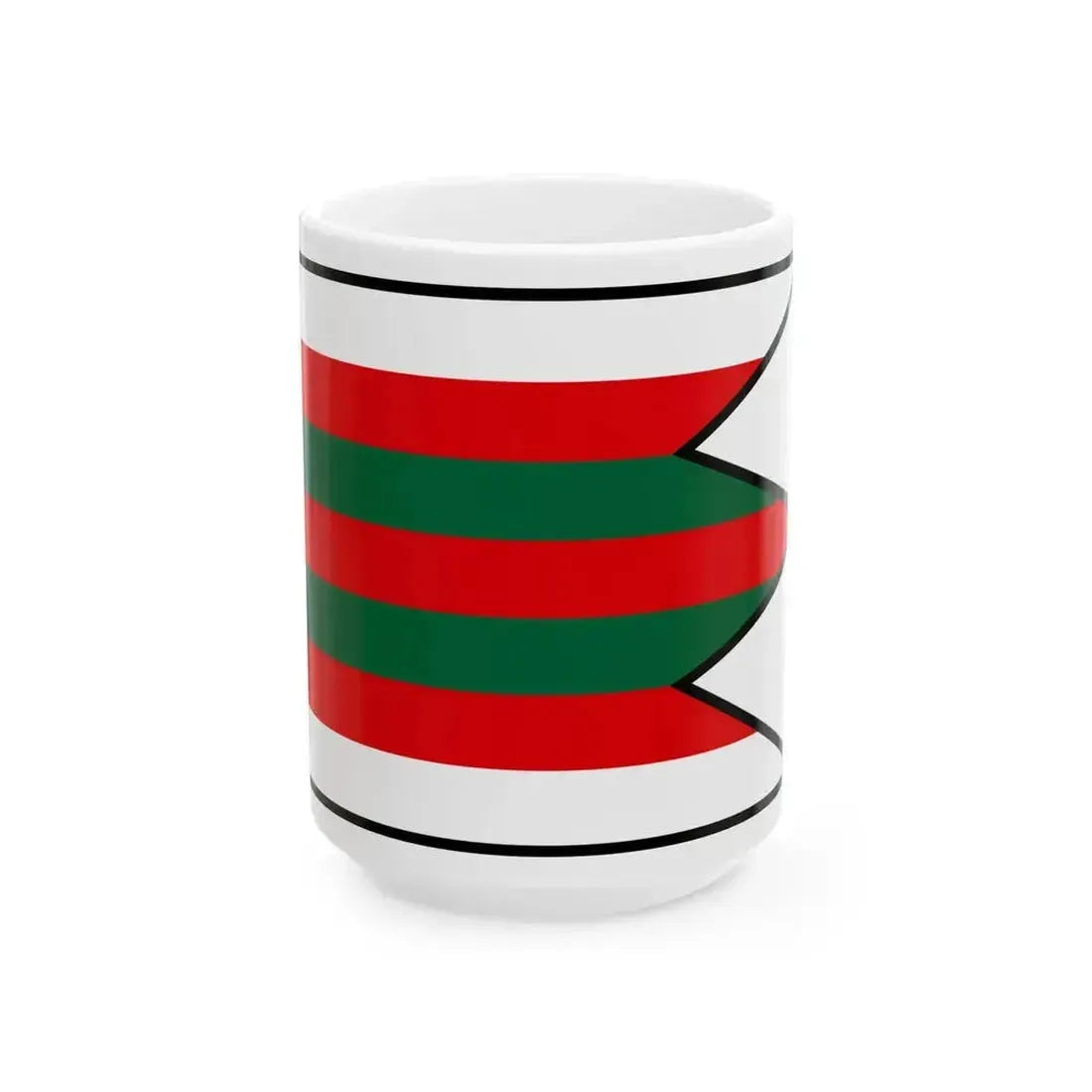 Brusnica Stropkov Flag (Slovakia) White Coffee Mug 15oz - Go Mug Yourself
