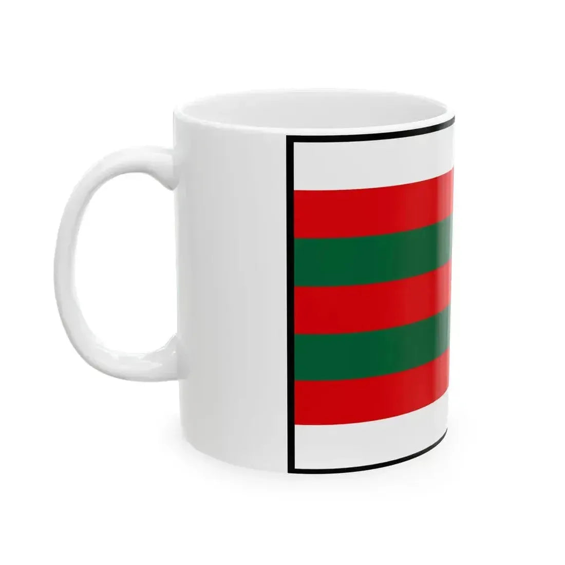Brusnica Stropkov Flag (Slovakia) White Coffee Mug - Go Mug Yourself