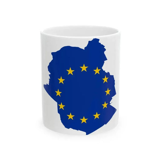 Brussels EU (Belgium) White Coffee Mug 11oz - Go Mug Yourself