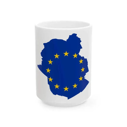 Brussels EU (Belgium) White Coffee Mug 15oz - Go Mug Yourself