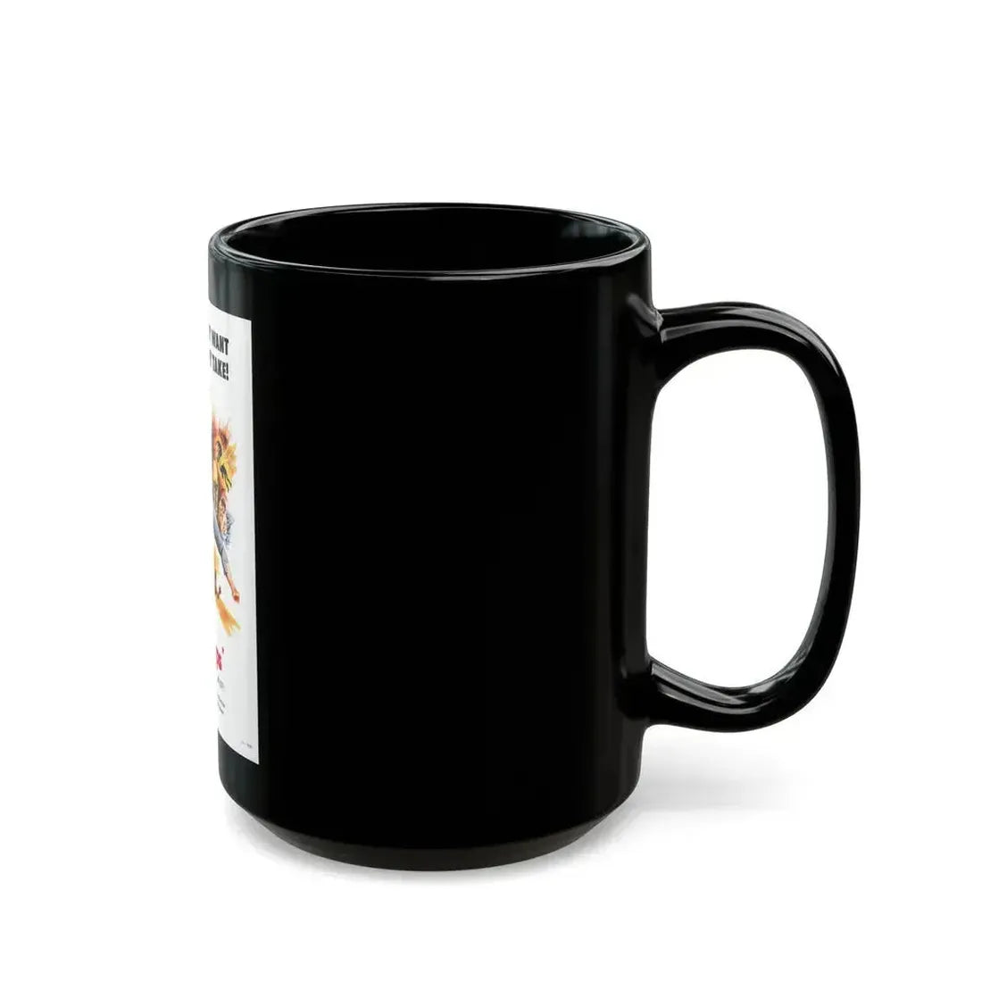BRUTE CORPS 1971 Movie Poster - Black Coffee Mug - Go Mug Yourself
