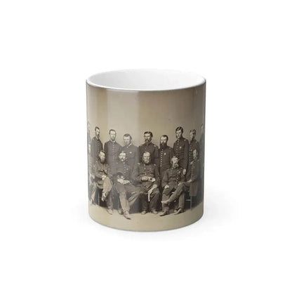 Brvt. Maj. General Wm. T. Ward and Staff (U.S. Civil War) Color Changing Coffee Mug 11oz Default Title 11oz - Go Mug Yourself