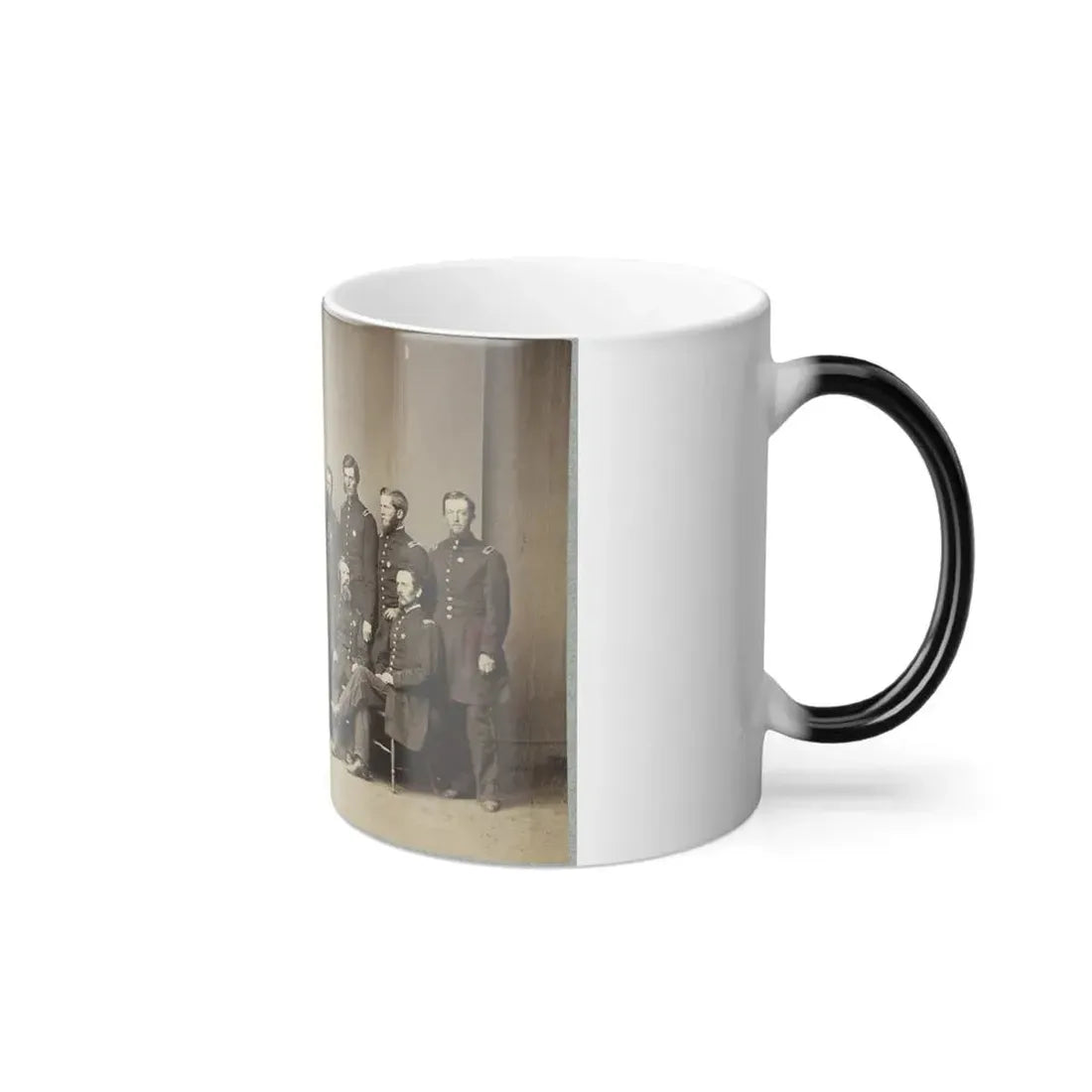 Brvt. Maj. General Wm. T. Ward and Staff (U.S. Civil War) Color Changing Coffee Mug 11oz - Go Mug Yourself