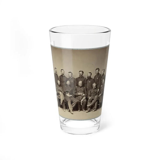 Brvt. Maj. General Wm. T. Ward And Staff (U.S. Civil War) Pint Glass 16oz 16oz - Go Mug Yourself
