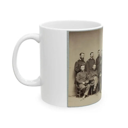 Brvt. Maj. General Wm. T. Ward And Staff (U.S. Civil War) White Coffee Mug - Go Mug Yourself