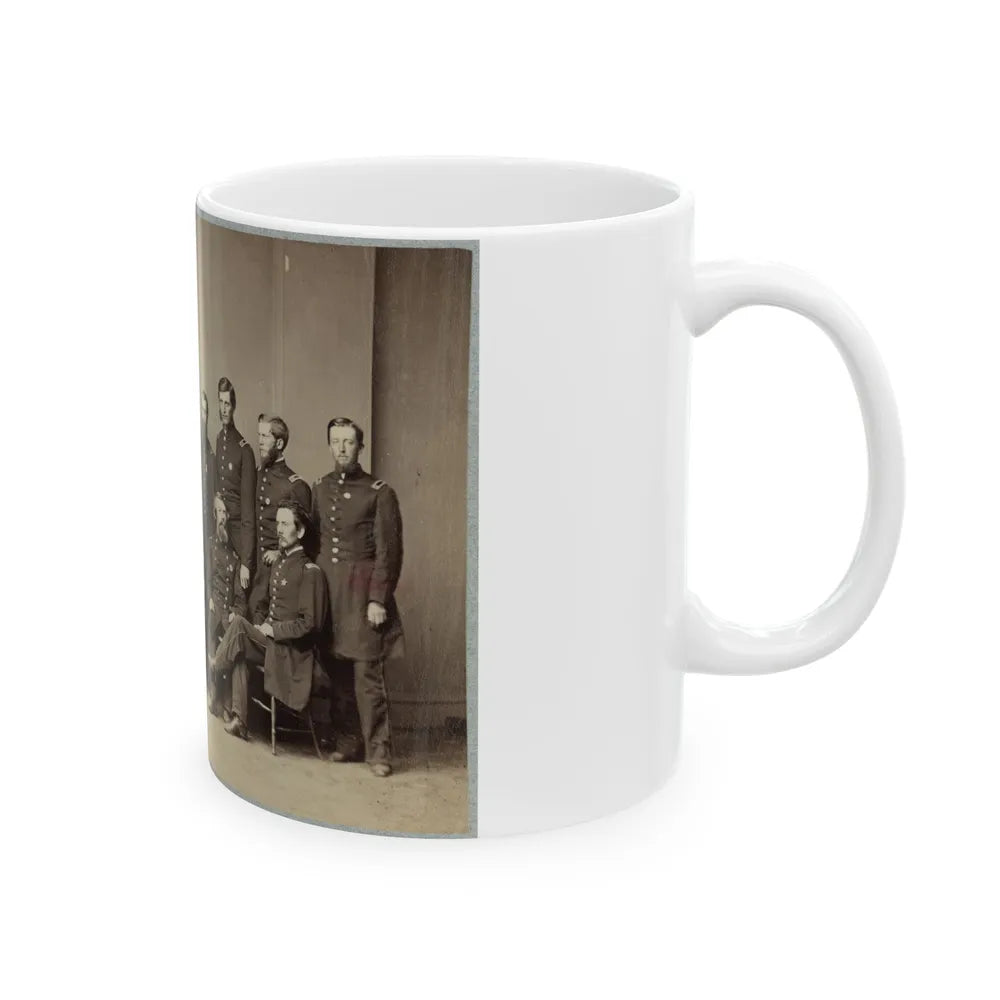 Brvt. Maj. General Wm. T. Ward And Staff (U.S. Civil War) White Coffee Mug-Go Mug Yourself