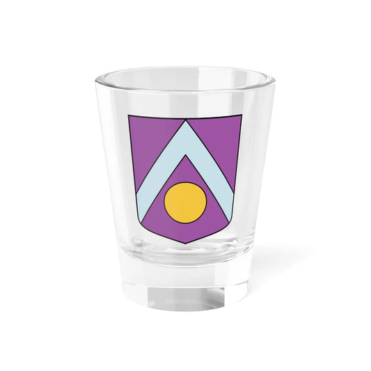 Brīvzemnieku pagasts COA (Latvia) (Coat of Arms) Shot Glass 1.5oz 1.5oz - Go Mug Yourself