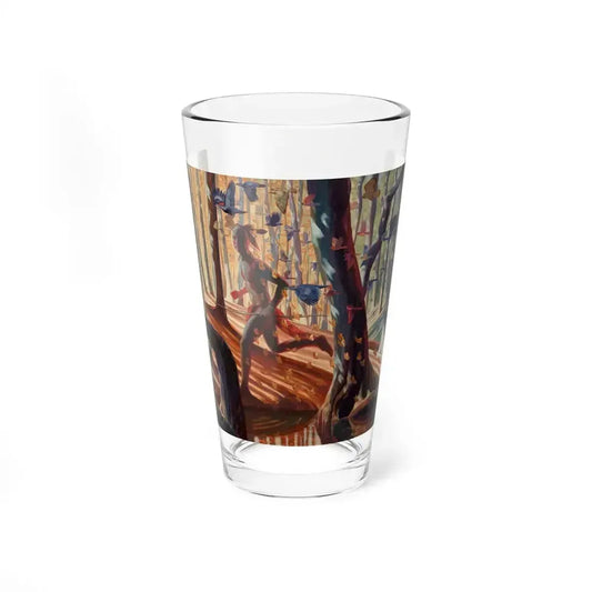 Bryan Haynes - Flight (Native Americans in Art) Pint Glass 16oz 16oz - Go Mug Yourself